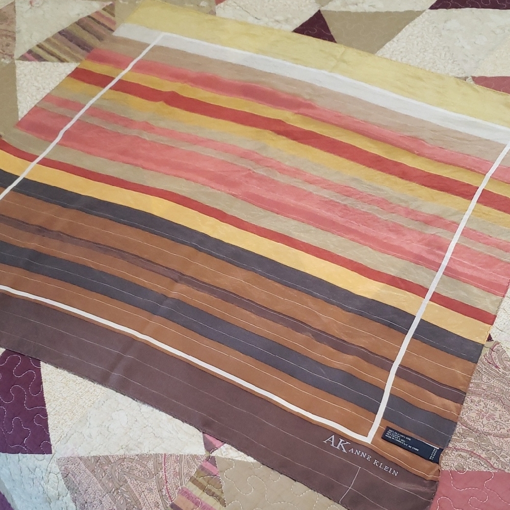 Ann Klein Silk Square Scarf